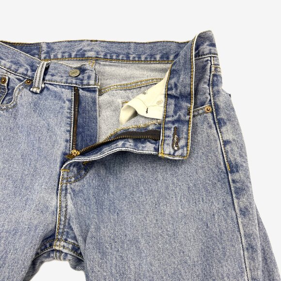 Levi's 505™ Straight Regular Fit Denim Jeans Men's 30x30 - Picture 7 of 15